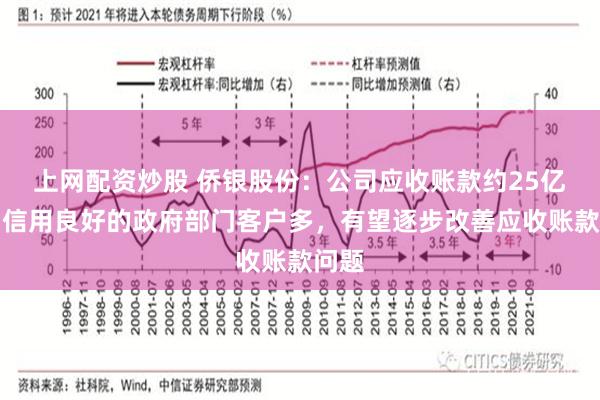 上网配资炒股 侨银股份：公司应收账款约25亿元，信用良好的政府部门客户多，有望逐步改善应收账款问题